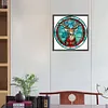 Diamond Painting-DIY Full Round Drill Stained Glass Christmas Deer