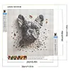 Stone Art Dog-Full Round Diamond painting 30*30CM