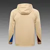 Joyfball 2024/2025 Barcelona Half-Pull Hat Style Training Suit Khaki Football Jersey 1:1 Thai Quality