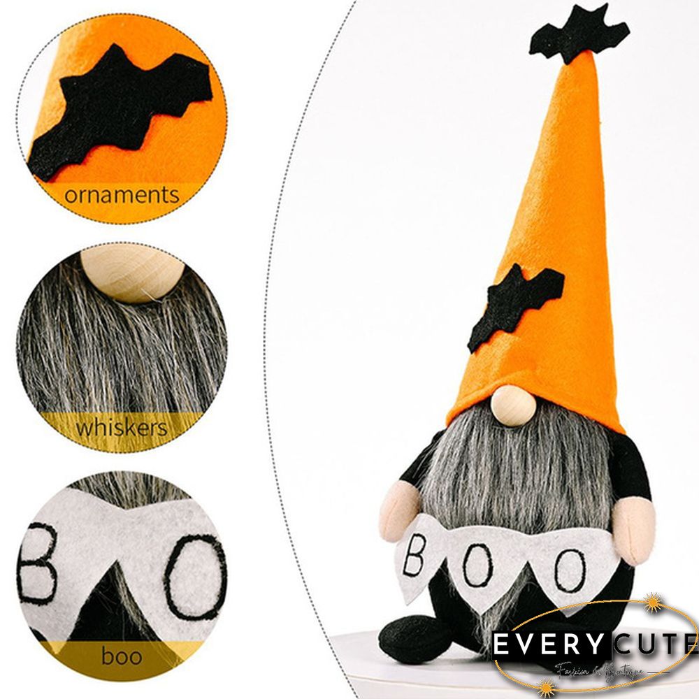 Popular Home Creative Christmas Elf Doll Horror Rudolph Long Hat Striped Festival Ornaments Faceless Gnome Doll Halloween Decorations