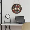 (US Local)DIY Outdoor Fishing Diamond Art Pendant Window Hanging Art for Home