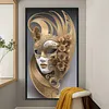 Mask-11CT Stamped Cross Stitch 40*70cm (Big Size)
