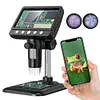 4.3 Inch Digital Microscope with 8 LED 1000X Handheld Portable Digital Magnifier
