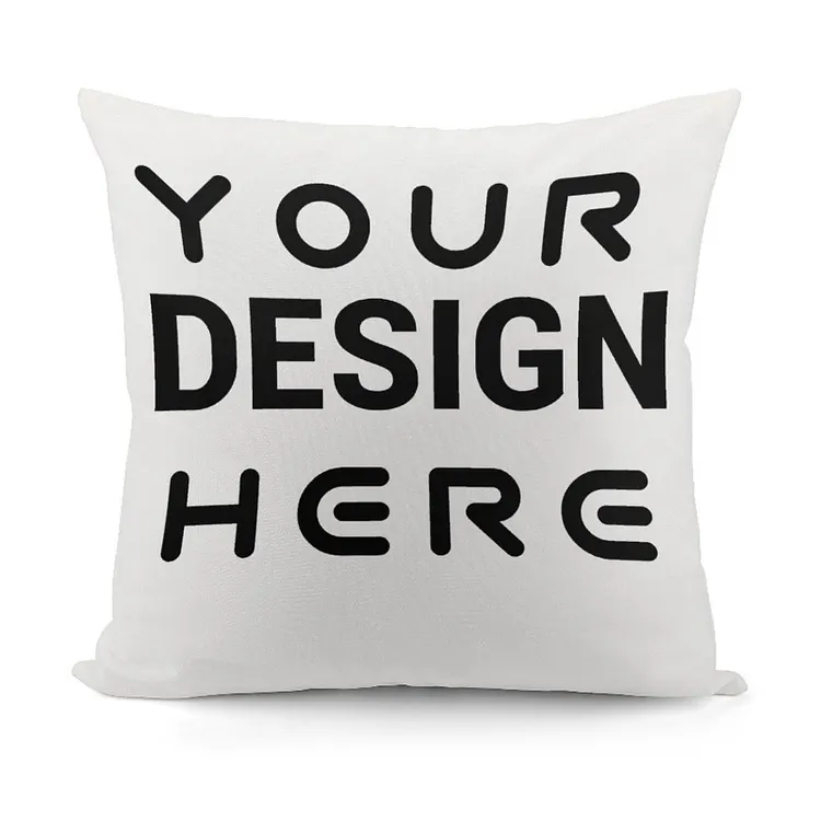 Personalized Design  Plush Pillow Cover -  Double-sided printing