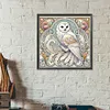 Diamond Painting-DIY Full Round Drill Owl(40x40cm)