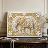 DIY Pearl Painting Elephant for Home Wall Decor with Frame(20x30cm)