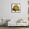 (Multi-Style)Sunflower Vintage Car-Partial Special Shaped Diamond Painting 30*30CM