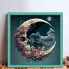 Sukll Moon - 11CT Stamped Cross Stitch 40*40cm