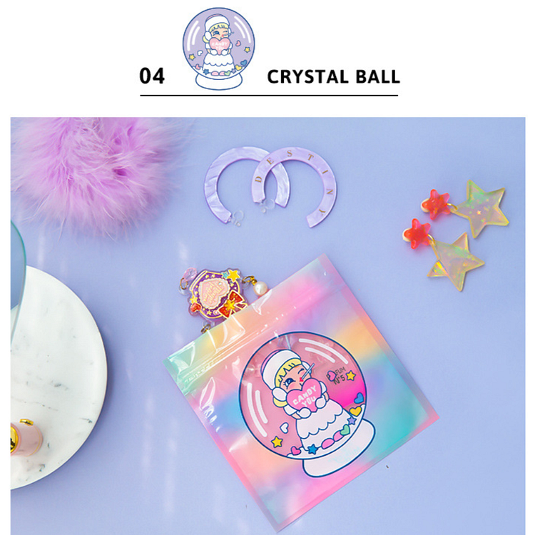 Milkjoy Sticker Zip Packing Bag Set
