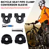 Bike Seatpost Clamp Bicycle Seat Pipe Clamp Conversion Sleeve Bikes Accessories