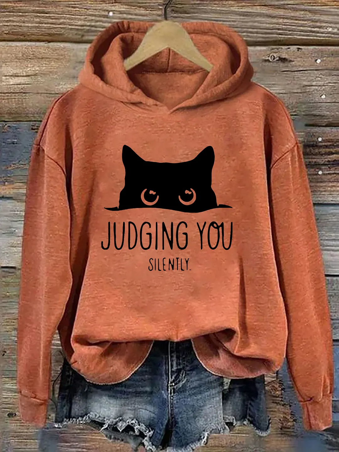  Judging You Silently Hoodie 