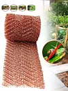 Copper Mesh Slug Repeller Rustproof Copper Net for Pest Control (12.7cmx3m)