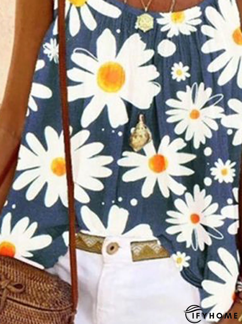 Spaghetti Casual Floral Top | IFYHOME