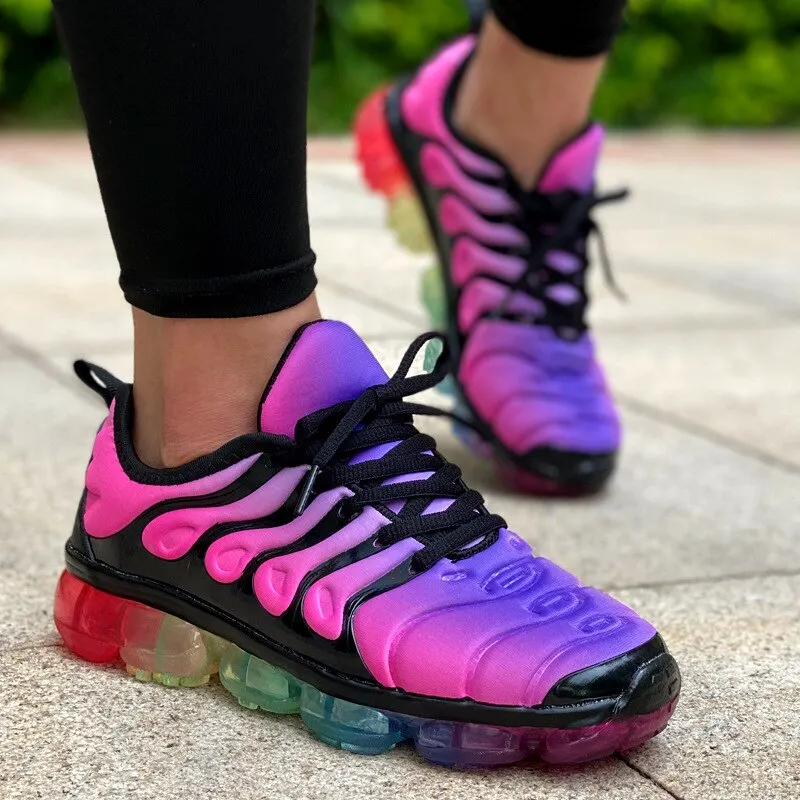 2021 Shoes for Women Sneakers Summer Outdoor Sports Flat Shoes Multicolor Leisure Comfortable Lace Up Plus Size Zapatos De Mujer