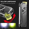 RGB LED Flashlight Rechargeable Flashlight 680 Lumens Work Light with Side Light