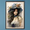 Diamond Painting-DIY Full Round Drill Lady(40*60CM)