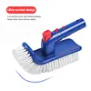 180 Degree Rotating Hand Scrub Brush Curved End Pool Cleaning Brush for Bathroom
