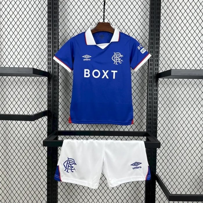 Kids Rangers 25/26 Home Football Jersey