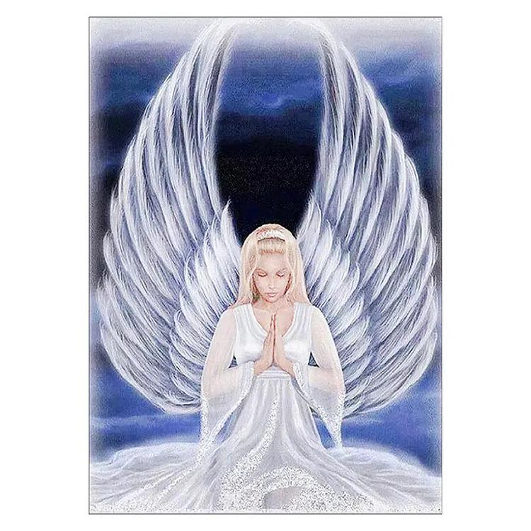 Angel Wings Round Full Drill Diamond Painting 30X40CM(Canvas) gbfke
