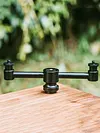 2-Head Aluminum Alloy Gas Tank Connection Lantern Bracket Camping Accessories