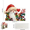 >SALE<Acrylic Double Sided Christmas 5D DIY Diamond Art Paper Towel Storage Rack Decor