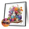 >SALE<5D DIY Partial Special Shaped Drill Diamond Painting Sewing Machine Kit 30x30cm