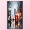 (Stamped/Counted) Streets Of London-11CT/14CT Cross Stitch 40*70cm(Big Size)