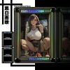 KKCCUS-004 & 005 & 006 Tifa Lockhart 3D Card Stand Display - (FF7) Final Fantasy VII - B&W Studio