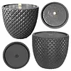 [US Local Warehouse] 2 Pack Shade Sail Poles 10FT Outdoor Sun Shade Poles 2.48in Diameter Heavy Duty Metal Post for Deck Patio Outside Backyard