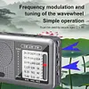 Portable Radio with Rechargeable Battery & Earphone FM AM SW Radio Pocket Radio