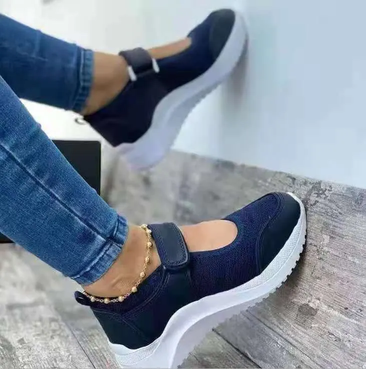 Shoes Women 2021 mesh breathable Wedge Sneakers Shoes Women Platform Casual Sport Shoes Women vulcanize shoes zapatillas mujer