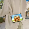 (US Local)Special Shape Sunflower Butterfly 5D DIY Diamond Painting Handbag for Art Craft