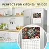 Special Shaped Gem Flower 5D DIY Diamond Painting Art Magnetic Fridge Calendar