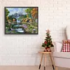 Forest Waterfall-Paint by Numbers Acrylic Painting 50*40CM