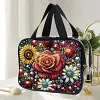 DIY Diamond Painting Portable Travel Makeup Bag Transparent PET Large Capacity Cosmetic Bag Kits