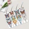 4Pcs Special Shape Dream Catcher Butterfly 5D DIY Diamond Painting Bookmark