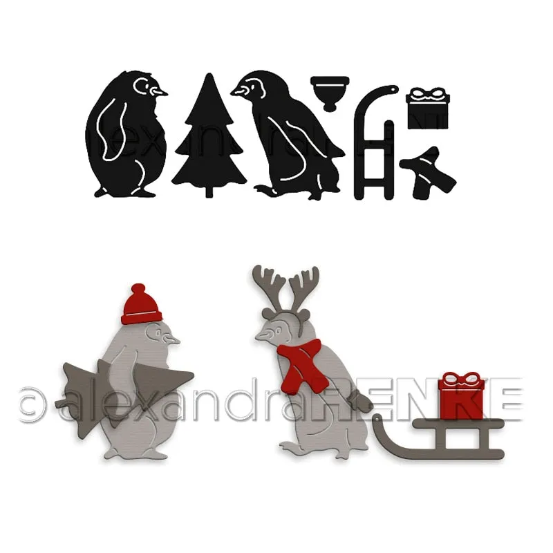 Piggy Craft metal cutting dies cut die mold Christmas decoration Scrapbook paper craft knife mould blade punch stencils dies