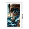 Silhouette Ocean Girl-11CT Stamped Cross Stitch 40*70cm/15.75*27.56in(Big Size)