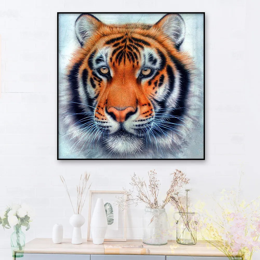 Diamond Painting - Full Round Drill - Tiger(30*30cm)