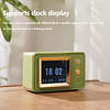 Retro Lyrics Bluetooth Speaker Desktop Clock Calendar Ornaments Intelligent Floating Dynamic Lyrics Wireless Bluetooth Speaker