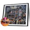 Halloween Haunted House-Full Round Diamond Painting 50*40cm