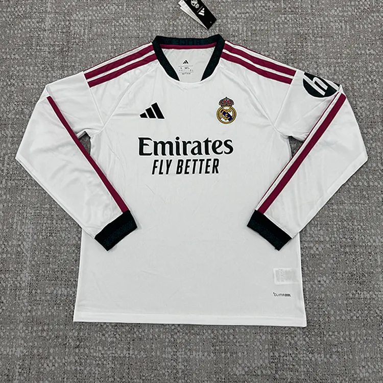 【S~4XL】Real Madrid 26/27 Long-Sleeve Home Football Jersey