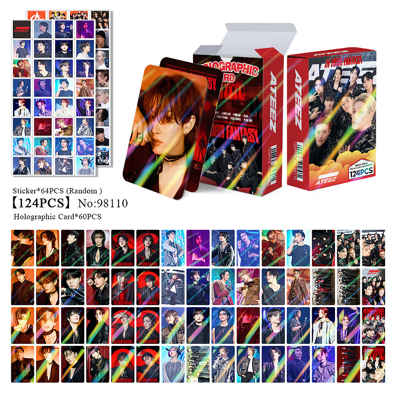 2025 Ateez In Your Fantasy World Tour Lomo Card