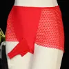 Men's large size sexy see-through lace briefs