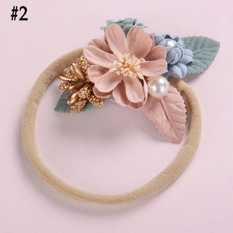 2019 Baby Accessories Infant Kids Girls Baby Toddler Princess Flower Headband Hair Band Headwear New Party Photo Props Gifts