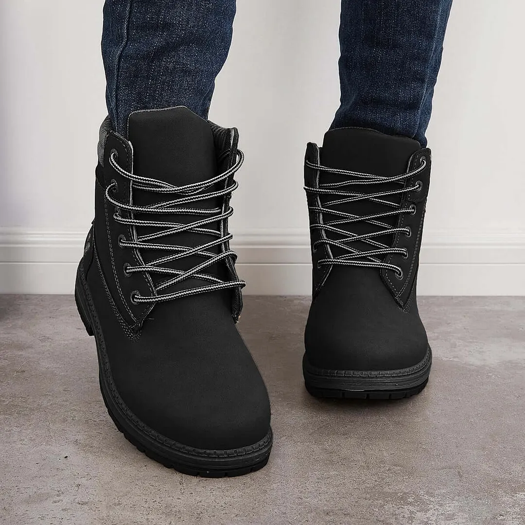 Classic Non Slip Ankle Work Boots Waterproof Hiking Combat Boots