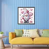 >SALE<5D DIY Partial Special Shaped Drill Diamond Painting Heart Gnome Decor 30x30cm