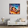 Sleeping Princess Moana - 18CT Stamped Cross Stitch - 30*30cm - Disney