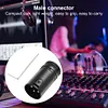 Male/Female 3 Pin Compact XLR Microphone Solder Adapter Connector with Wrench