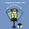Lampe LED Solaire Ext&eacute;rieure